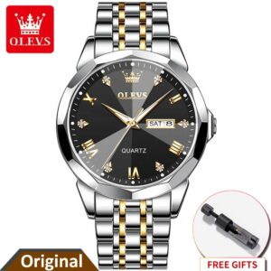 O'levs 9931 New Business Quartz Watch (Black)