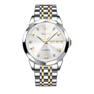 O'levs 9931 New Business Quartz Watch (White)